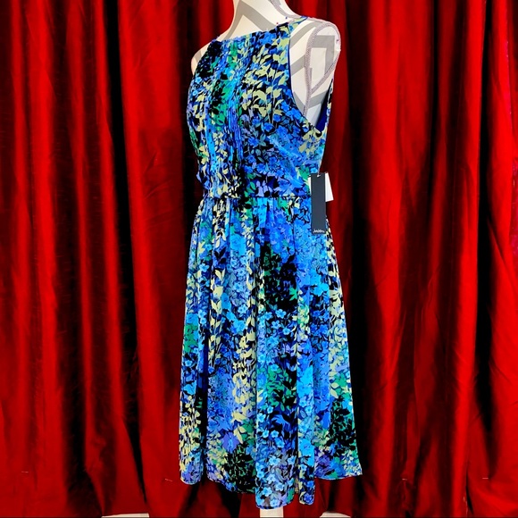 Nicole Miller Studio Womens Pintuck Halter Dress - Picture 7 of 9